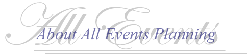 About All Events Planning Services