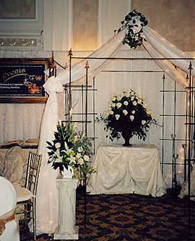 Wrought Iron Gazebo.  Let All Events Planning Take Care Of All Your Event Needs!